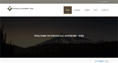 Desktop Screenshot of financialadvisorskms.com